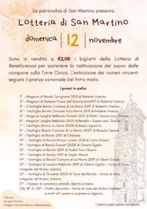 Festa di San Martino a La Morra, domenica 12 novembre